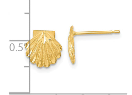 14k Yellow Gold Earrings Style TC987 - Classique Jewelry Inc.