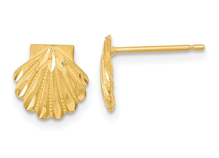 14k Yellow Gold Earrings Style TC987 - Classique Jewelry Inc.