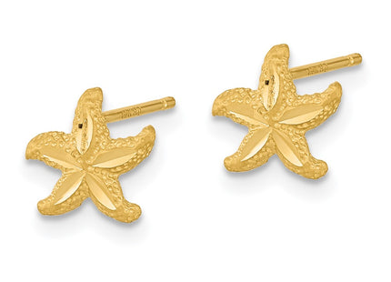 14k Yellow Gold Earrings Style TC992 - Classique Jewelry Inc.