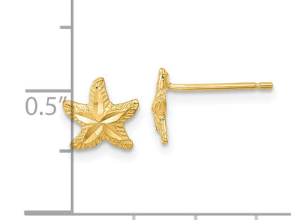 14k Yellow Gold Earrings Style TC993 - Classique Jewelry Inc.