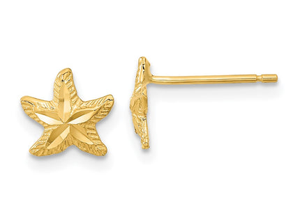 14k Yellow Gold Earrings Style TC993 - Classique Jewelry Inc.