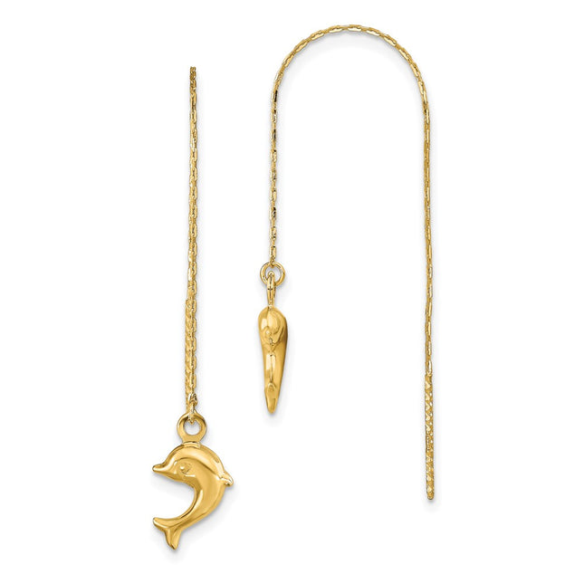 14k Yellow Gold Earrings Style TC997 - Classique Jewelry Inc.