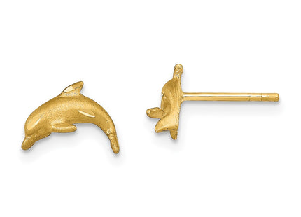 14k Yellow Gold Earrings Style TC998 - Classique Jewelry Inc.