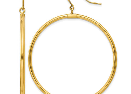 14K gold hoop earrings