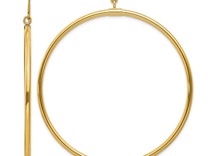 14k Yellow Gold Earrings Style TE510 - Classique Jewelry Inc.