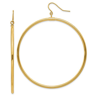 14k Yellow Gold Earrings Style TE510 - Classique Jewelry Inc.