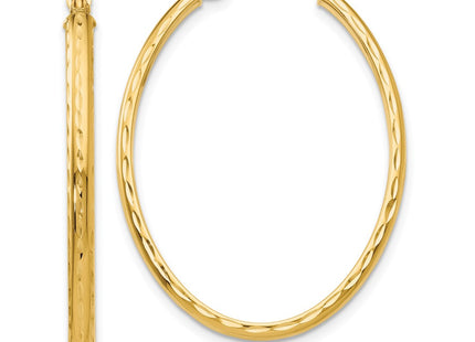 14k Yellow Gold Earrings Style TE514 - Classique Jewelry Inc.