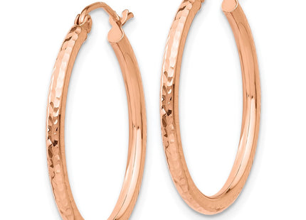 14k Rose Gold Earrings Style TE519 - Classique Jewelry Inc.