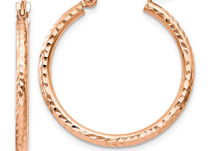 14k Rose Gold Earrings Style TE519 - Classique Jewelry Inc.