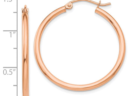 14k Rose Gold Earrings Style TE528 - Classique Jewelry Inc.