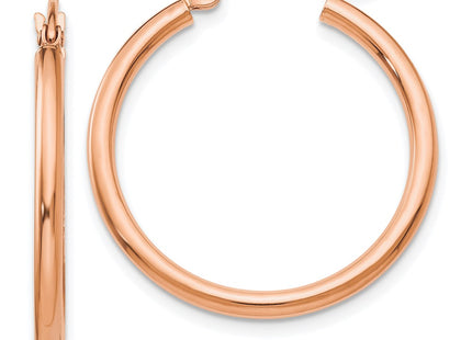 14k Rose Gold Earrings Style TE529 - Classique Jewelry Inc.