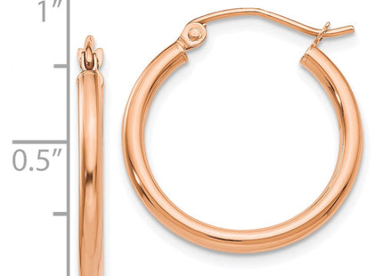 14k Rose Gold Earrings Style TE530 - Classique Jewelry Inc.
