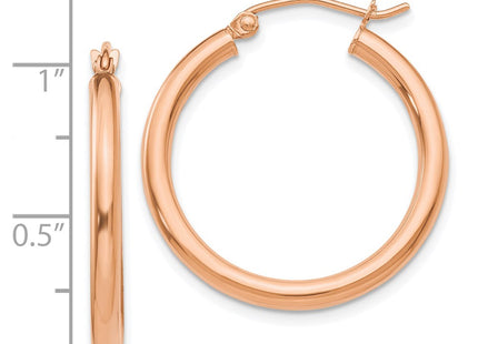 14k Rose Gold Earrings Style TE532 - Classique Jewelry Inc.