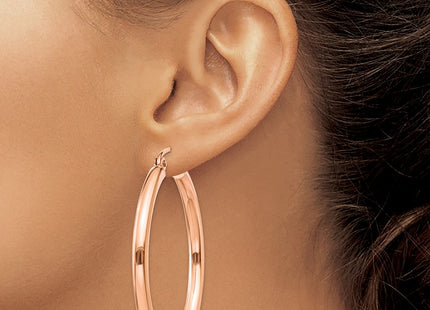 14k Rose Gold Earrings Style TE533 - Classique Jewelry Inc.