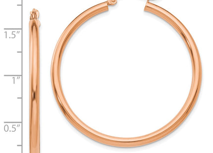 14k Rose Gold Earrings Style TE535 - Classique Jewelry Inc.