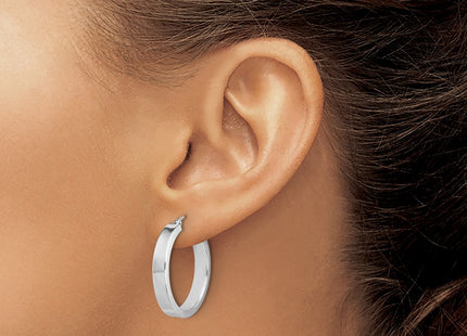 14k White Gold Earrings Style TE557 - Classique Jewelry Inc.