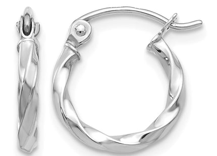 14K gold hoop earrings