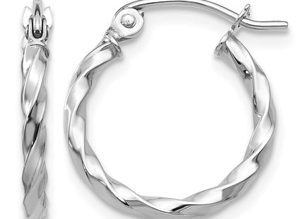 14K gold hoop earrings