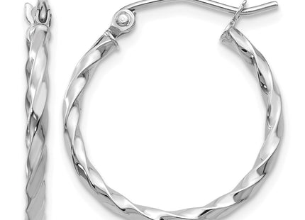 14K gold hoop earrings