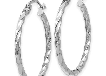 14k White Gold Earrings Style TE566 - Classique Jewelry Inc.
