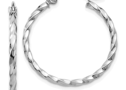 14k White Gold Earrings Style TE566 - Classique Jewelry Inc.