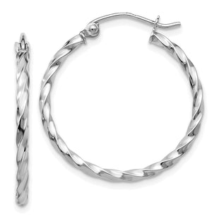 14k White Gold Earrings Style TE566 - Classique Jewelry Inc.
