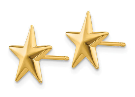 14k Yellow Gold Earrings Style TE614 - Classique Jewelry Inc.