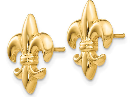 14k Yellow Gold Earrings Style TE619 - Classique Jewelry Inc.