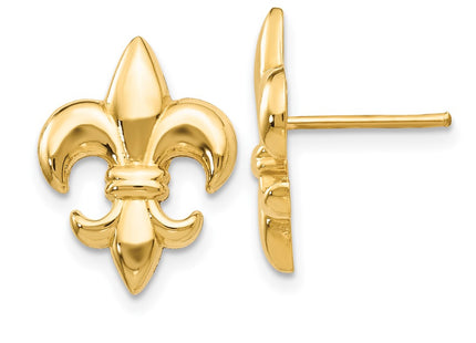 14k Yellow Gold Earrings Style TE619 - Classique Jewelry Inc.
