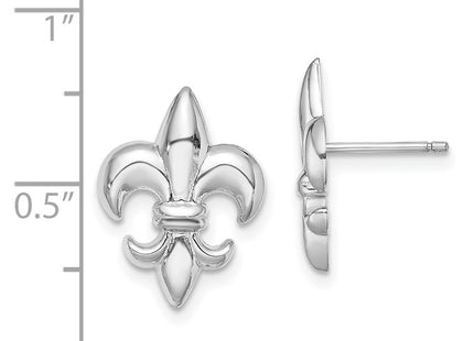 14k White Gold Earrings Style TE619W - Classique Jewelry Inc.