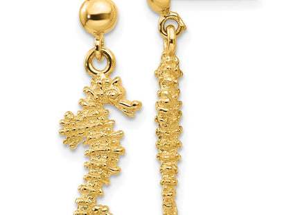 14k Yellow Gold Earrings Style TE626 - Classique Jewelry Inc.