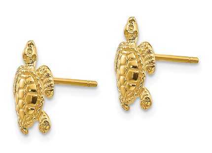 14k Yellow Gold Earrings Style TE627 - Classique Jewelry Inc.