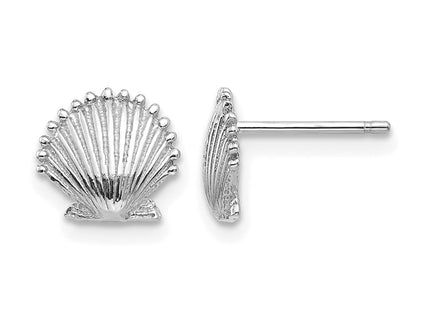 14K white gold earrings