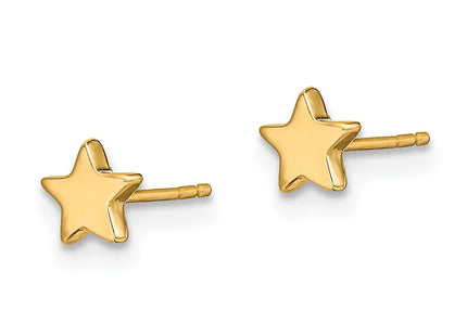 14k Yellow Gold Earrings Style TE651 - Classique Jewelry Inc.