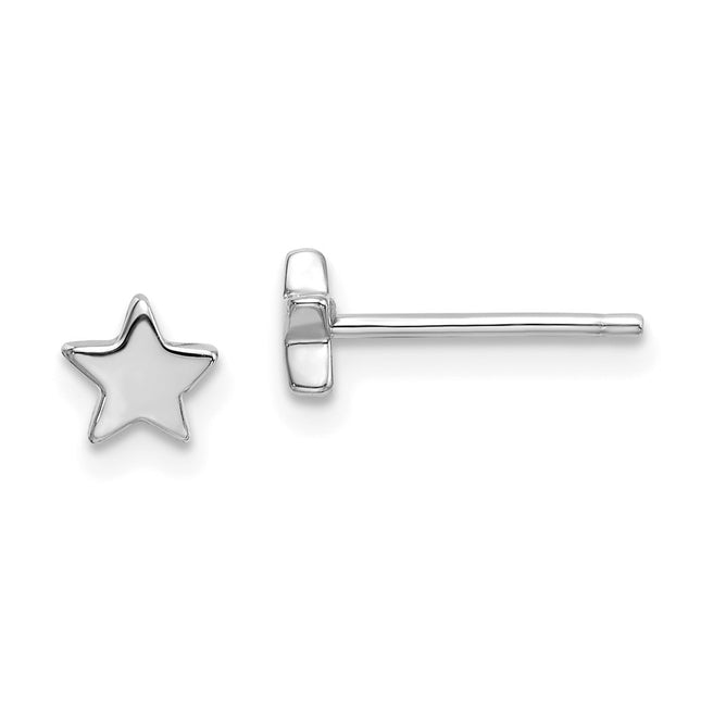 14k White Gold Earrings Style TE651W - Classique Jewelry Inc.