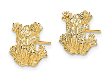 14k Yellow Gold Earrings Style TE670 - Classique Jewelry Inc.