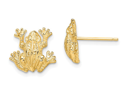 14k Yellow Gold Earrings Style TE670 - Classique Jewelry Inc.