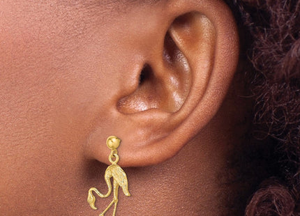 14k Yellow Gold Earrings Style TE673 - Classique Jewelry Inc.