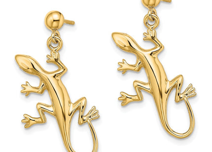 14k Yellow Gold Earrings Style TE674 - Classique Jewelry Inc.