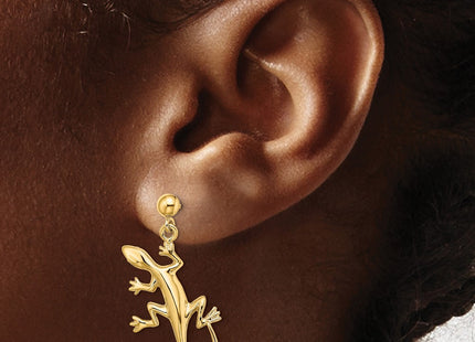 14k Yellow Gold Earrings Style TE674 - Classique Jewelry Inc.