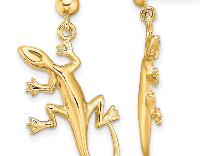 14k Yellow Gold Earrings Style TE674 - Classique Jewelry Inc.