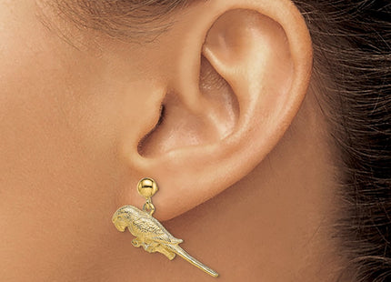 14k Yellow Gold Earrings Style TE675 - Classique Jewelry Inc.