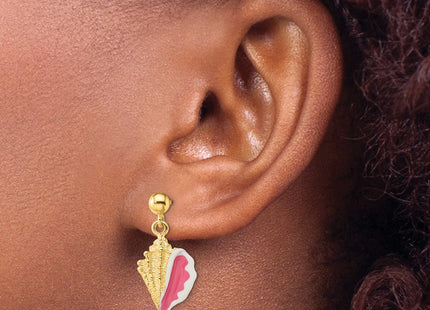 14k Yellow Gold Earrings Style TE678 - Classique Jewelry Inc.