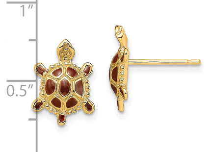 14k Yellow Gold Earrings Style TE679 - Classique Jewelry Inc.