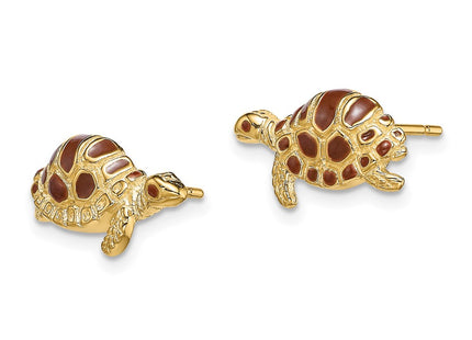 14k Yellow Gold Earrings Style TE680 - Classique Jewelry Inc.