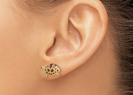 14k Yellow Gold Earrings Style TE680 - Classique Jewelry Inc.