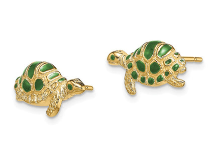 14k Yellow Gold Earrings Style TE681 - Classique Jewelry Inc.