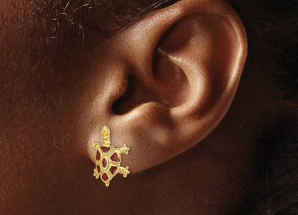 14k Yellow Gold Earrings Style TE684 - Classique Jewelry Inc.