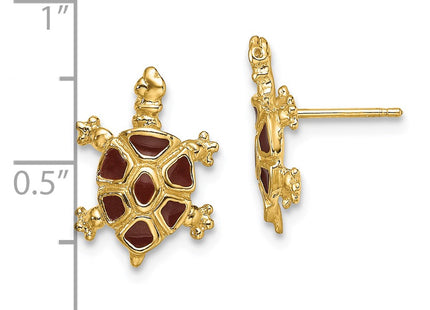 14k Yellow Gold Earrings Style TE684 - Classique Jewelry Inc.