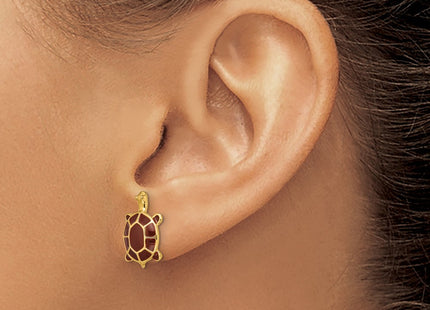 14k Yellow Gold Earrings Style TE686 - Classique Jewelry Inc.